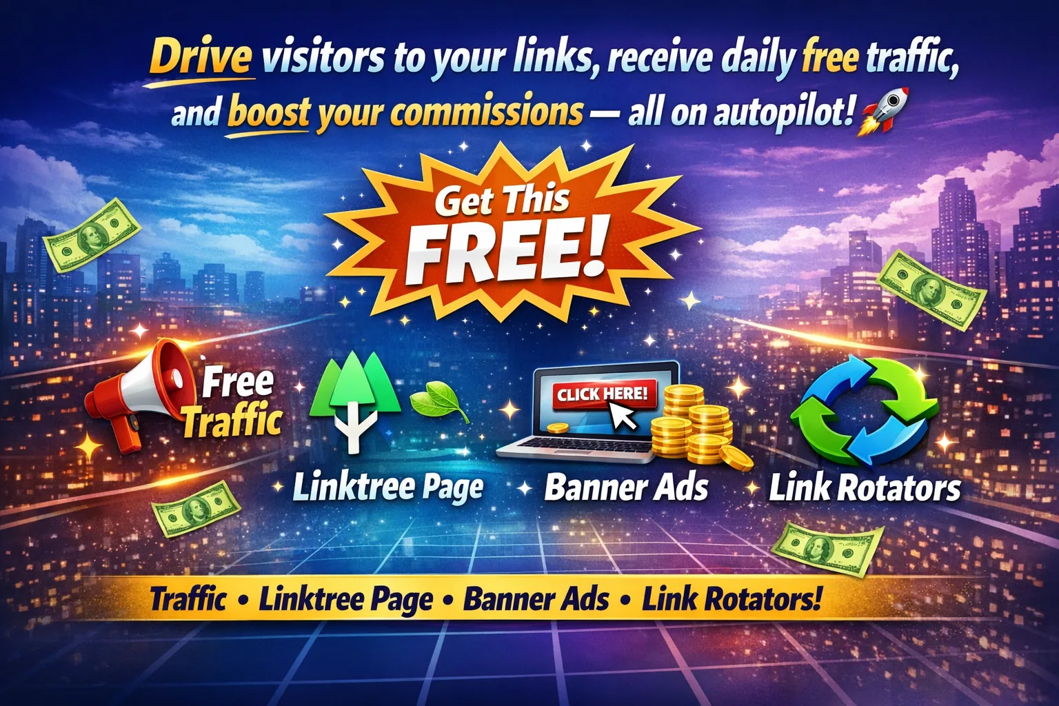Free Daily Ads: and even more for a low monthly sub